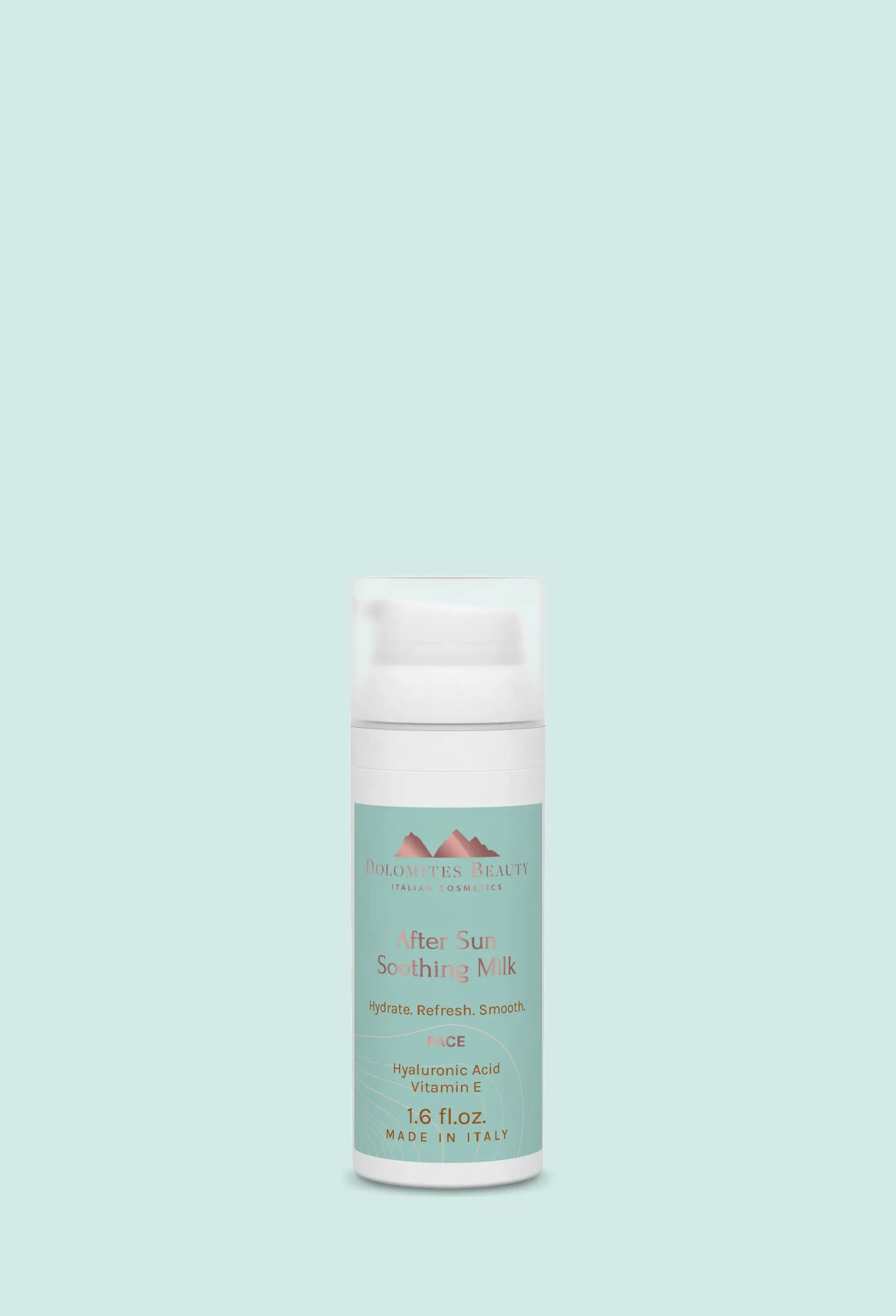 After Sun Face Milk to soothe and moisturize skin