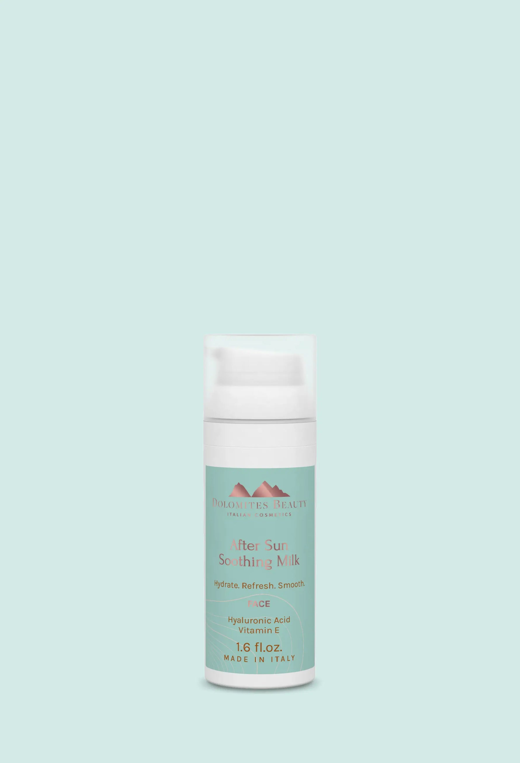 After Sun Face Milk to soothe and moisturize skin