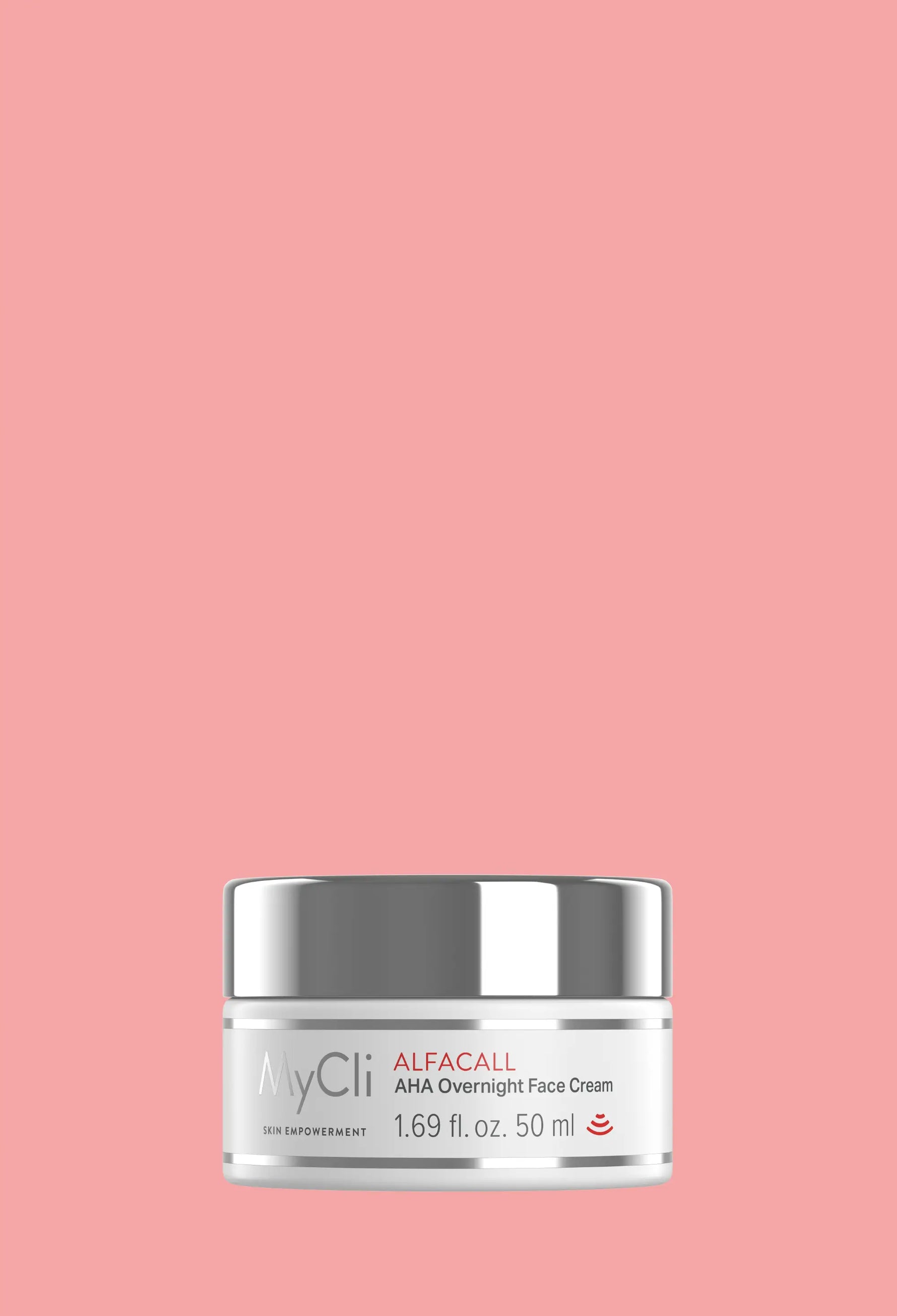 Alfacall night cream with AHA to hydrate, smooth, and rejuvenate facial skin