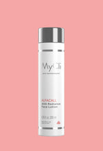 Alfacall facial lotion with AHA to exfoliate, nourish, and enhance skin radiance